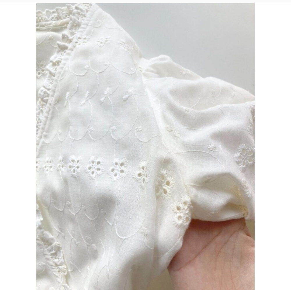 Vintage Cream Dress Size Small - Picture 12 of 16